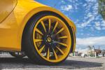 Chevrolet Corvette Stingray Convertible Orange Ray by Forgiato Wheels 2014 года